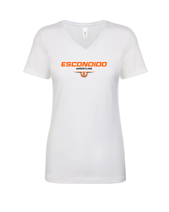 Escondido HS Wrestling Design - Womens Vneck