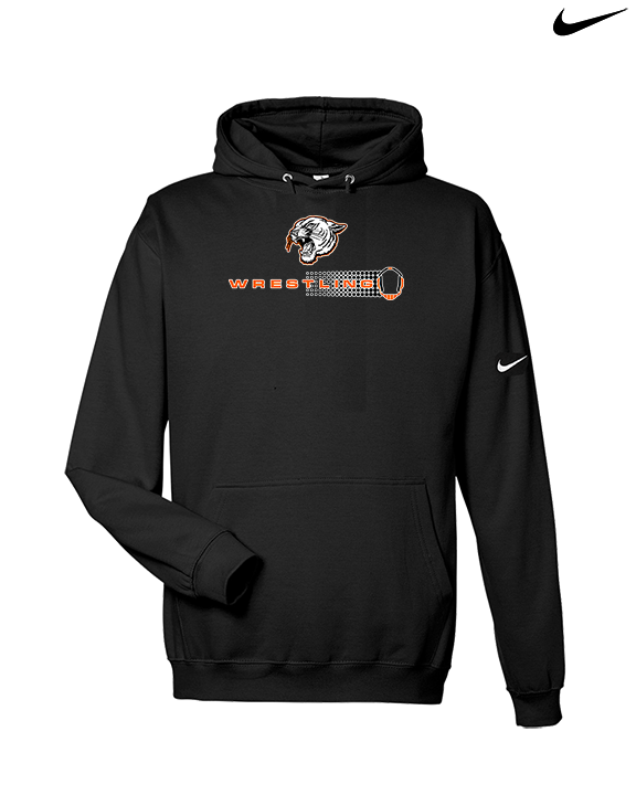 Escondido HS Wrestling Dots - Nike Club Fleece Hoodie