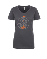 Escondido HS Boys Golf Circle - Womens V-Neck