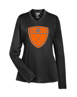 Escondido HS Boys Golf Crest - Womens Performance Longsleeve