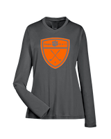 Escondido HS Boys Golf Crest - Womens Performance Longsleeve