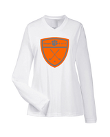 Escondido HS Boys Golf Crest - Womens Performance Longsleeve