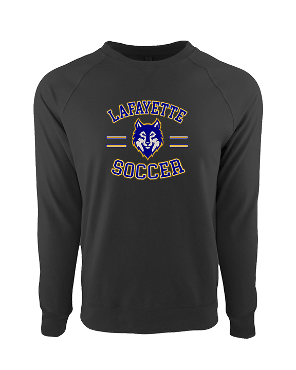 FC Lafayette Soccer Curve - Crewneck Sweatshirt