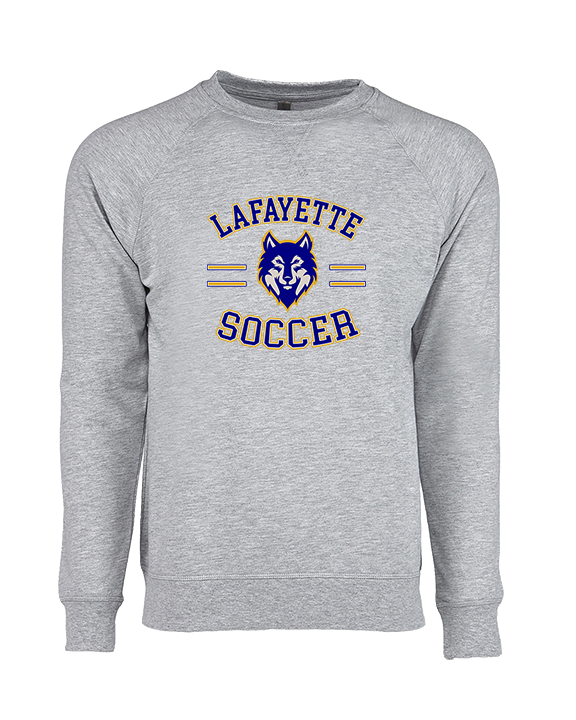 FC Lafayette Soccer Curve - Crewneck Sweatshirt