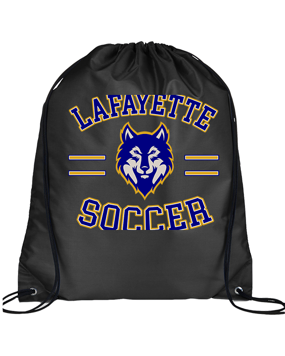 FC Lafayette Soccer Curve - Drawstring Bag