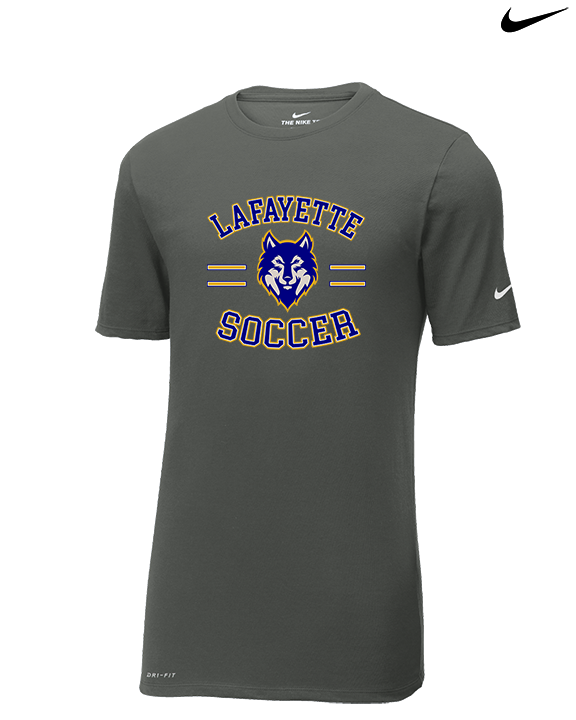 FC Lafayette Soccer Curve - Mens Nike Cotton Poly Tee