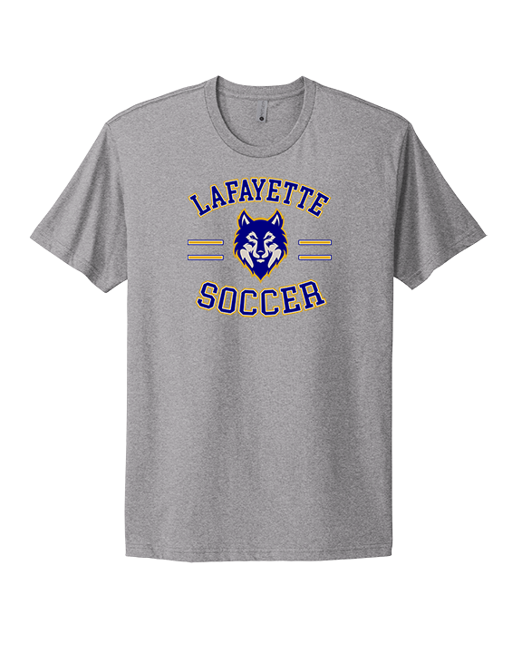 FC Lafayette Soccer Curve - Mens Select Cotton T-Shirt