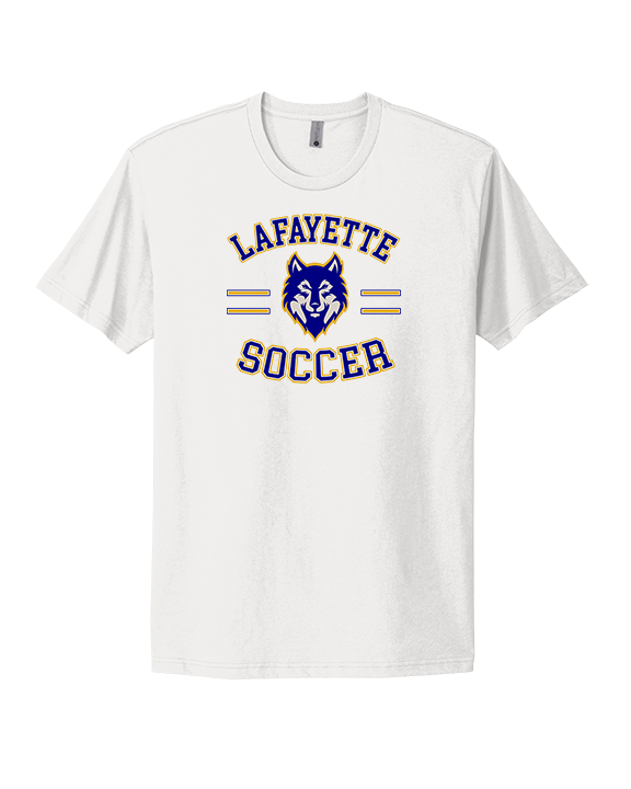 FC Lafayette Soccer Curve - Mens Select Cotton T-Shirt