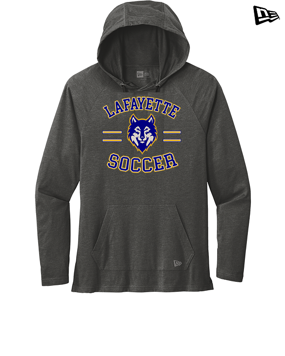 FC Lafayette Soccer Curve - New Era Tri-Blend Hoodie