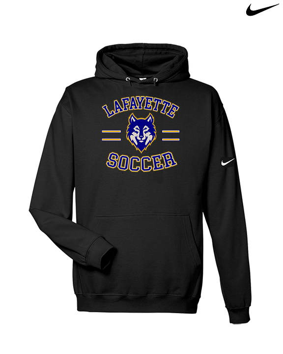 FC Lafayette Soccer Curve - Nike Club Fleece Hoodie
