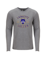 FC Lafayette Soccer Curve - Tri-Blend Long Sleeve