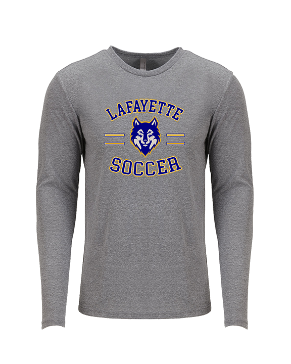 FC Lafayette Soccer Curve - Tri-Blend Long Sleeve