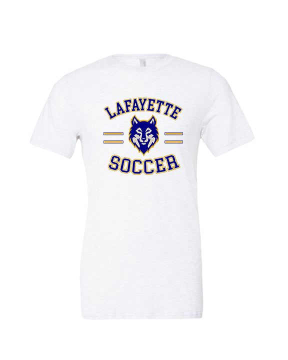 FC Lafayette Soccer Curve - Tri-Blend Shirt