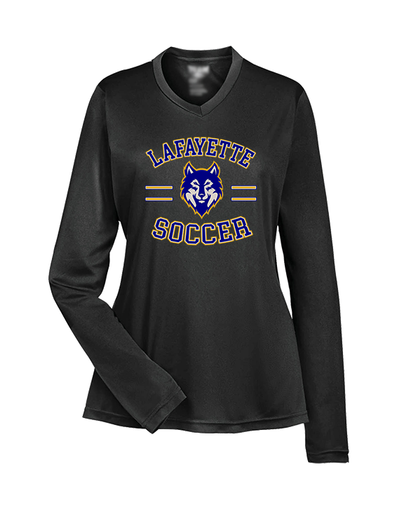 FC Lafayette Soccer Curve - Womens Performance Longsleeve