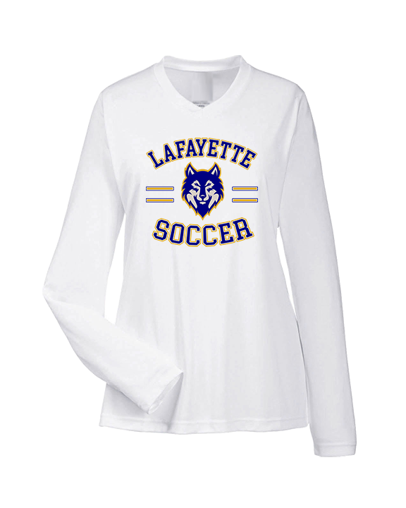 FC Lafayette Soccer Curve - Womens Performance Longsleeve