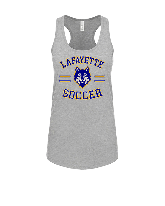 FC Lafayette Soccer Curve - Womens Tank Top