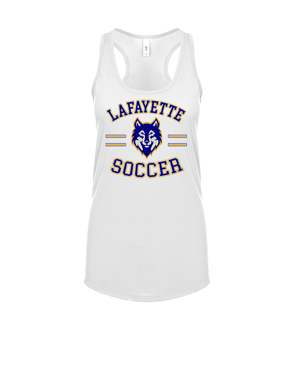 FC Lafayette Soccer Curve - Womens Tank Top