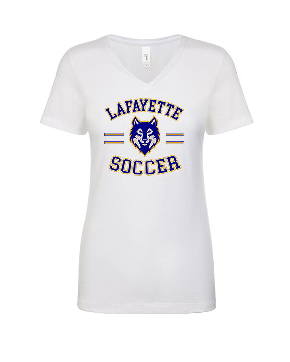 FC Lafayette Soccer Curve - Womens Vneck