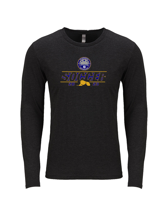 FC Lafayette Soccer Lines - Tri-Blend Long Sleeve