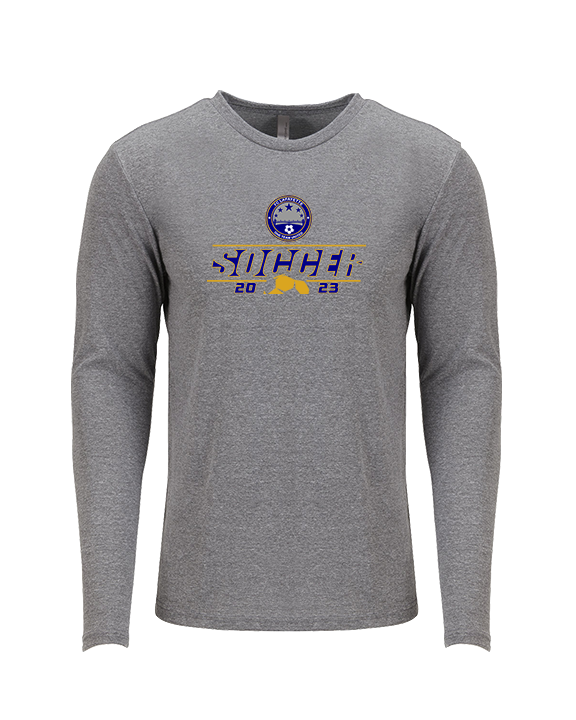 FC Lafayette Soccer Lines - Tri-Blend Long Sleeve