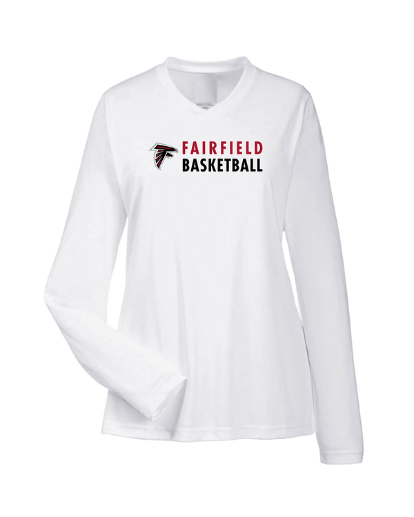 Fairfield HS Boys Basketball Basic - Womens Performance Long Sleeve