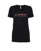 Fairfield HS Tennis Basic - Womens V-Neck