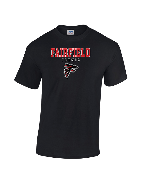 Fairfield HS Tennis Block - Cotton T-Shirt