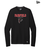 Fairfield HS Tennis Block - New Era Long Sleeve Crew