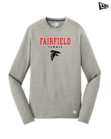 Fairfield HS Tennis Block - New Era Long Sleeve Crew