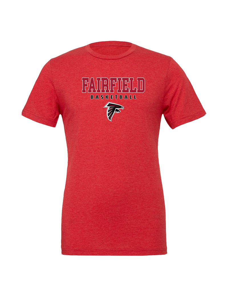 Fairfield HS Boys Basketball Block - Mens Tri Blend Shirt