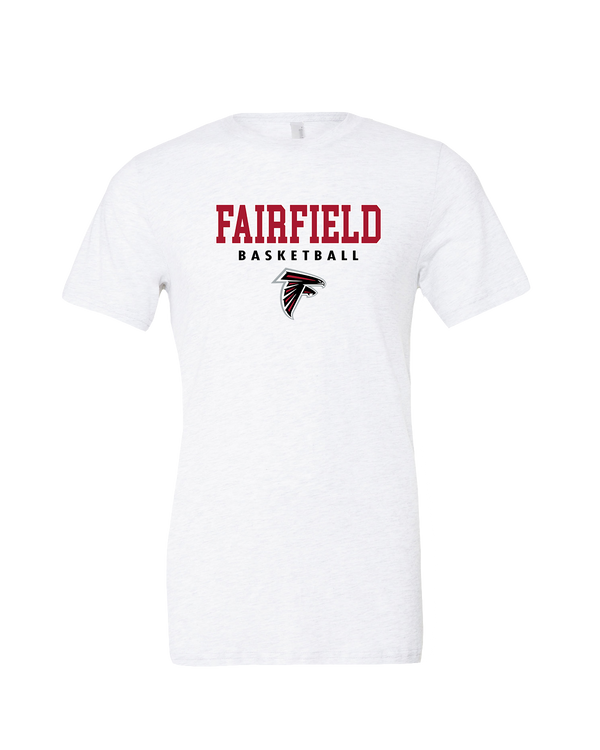 Fairfield HS Boys Basketball Block - Mens Tri Blend Shirt