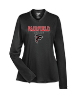 Fairfield HS Tennis Block - Womens Performance Long Sleeve