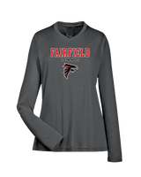 Fairfield HS Tennis Block - Womens Performance Long Sleeve