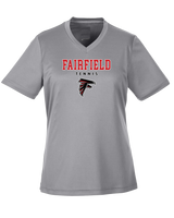 Fairfield HS Tennis Block - Womens Performance Shirt
