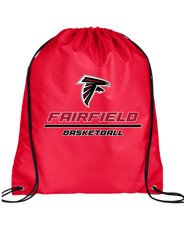 Fairfield HS Boys Basketball Split - Drawstring Bag