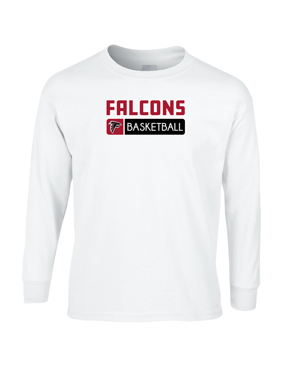 Fairfield HS Boys Basketball Pennant - Mens Cotton Long Sleeve