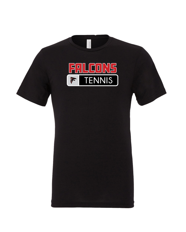 Fairfield HS Tennis Pennant - Mens Tri Blend Shirt