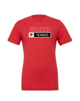 Fairfield HS Tennis Pennant - Mens Tri Blend Shirt