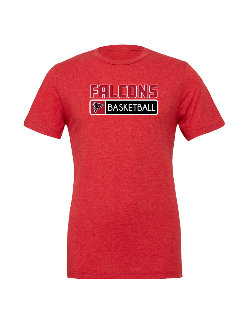 Fairfield HS Boys Basketball Pennant - Mens Tri Blend Shirt
