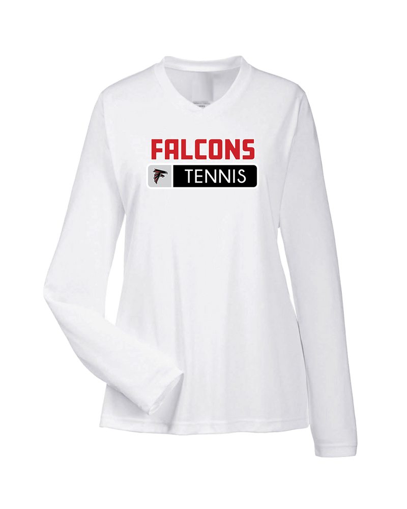 Fairfield HS Tennis Pennant - Womens Performance Long Sleeve