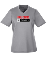 Fairfield HS Tennis Pennant - Womens Performance Shirt