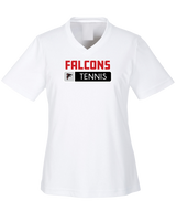 Fairfield HS Tennis Pennant - Womens Performance Shirt