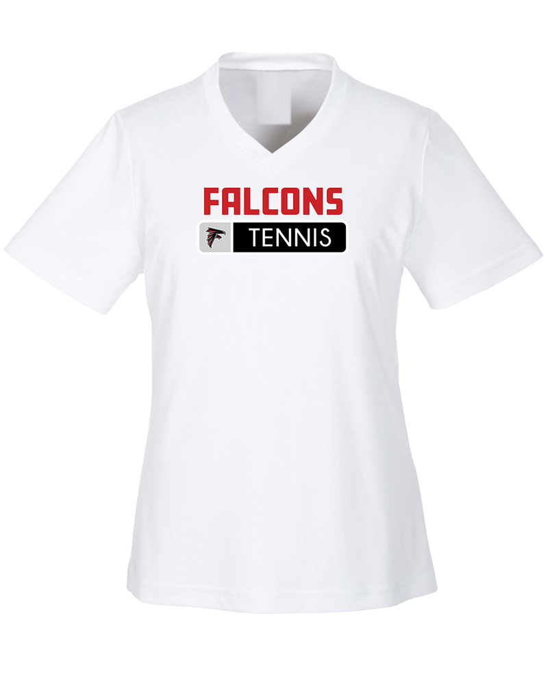 Fairfield HS Tennis Pennant - Womens Performance Shirt