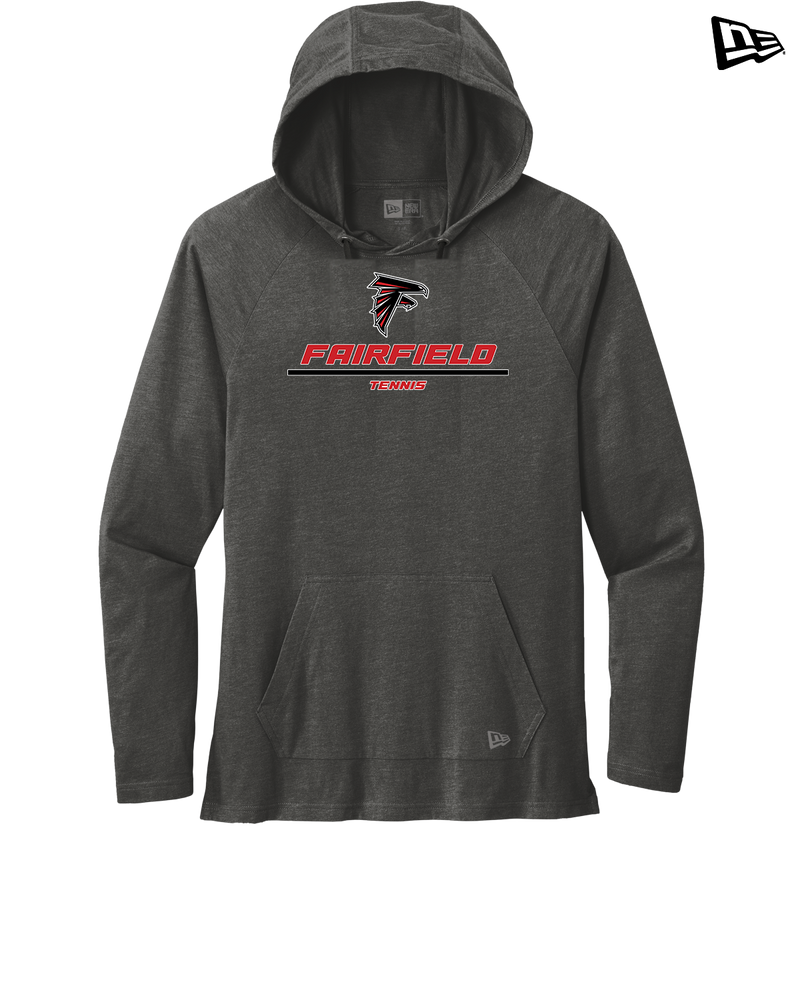 Fairfield HS Tennis Split - New Era Tri Blend Hoodie