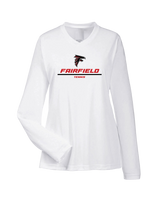 Fairfield HS Tennis Split - Womens Performance Long Sleeve