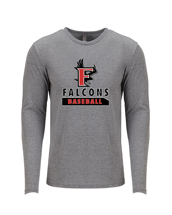 Fairfield HS Baseball Baseball - Tri-Blend Long Sleeve