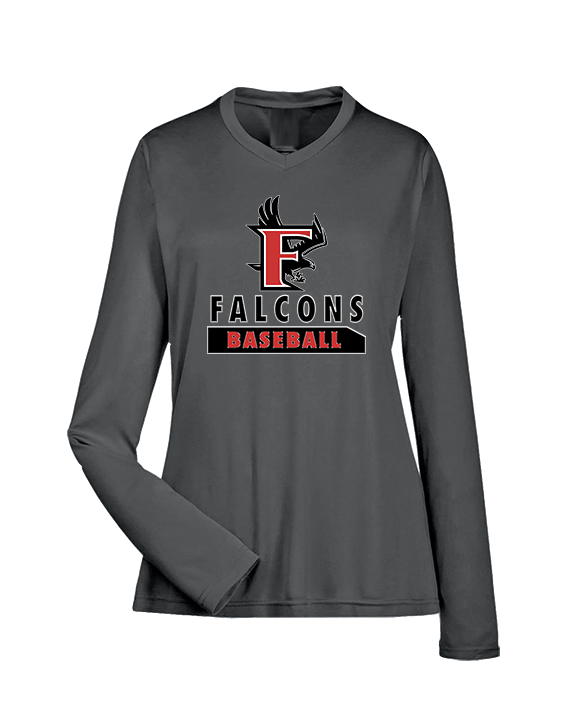 Fairfield HS Baseball Baseball - Womens Performance Longsleeve