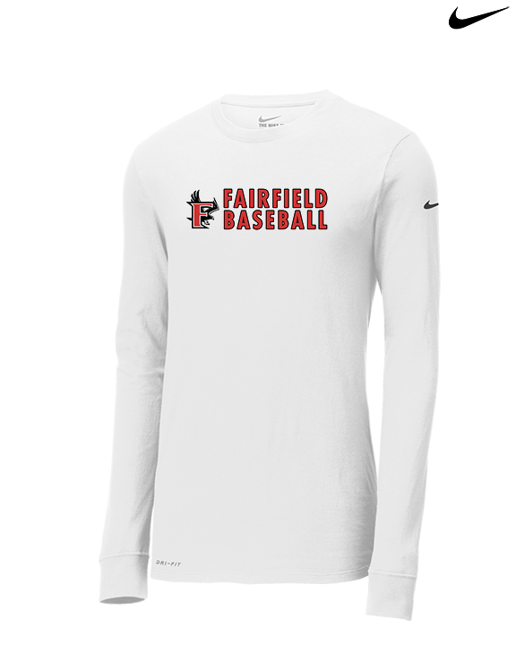 Fairfield HS Baseball Basic - Mens Nike Longsleeve