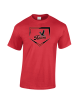 Fairfield HS Baseball Plate - Cotton T-Shirt