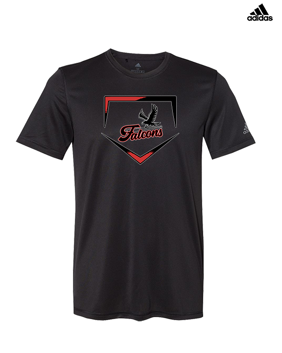 Fairfield HS Baseball Plate - Mens Adidas Performance Shirt